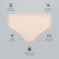 Seamless Camel Toe Thong