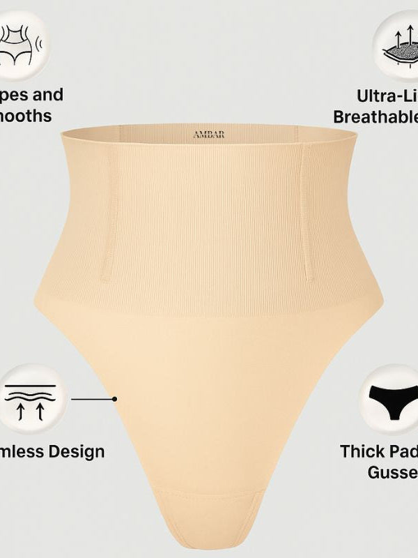 Tummy Control Camel Toe Proof Thong