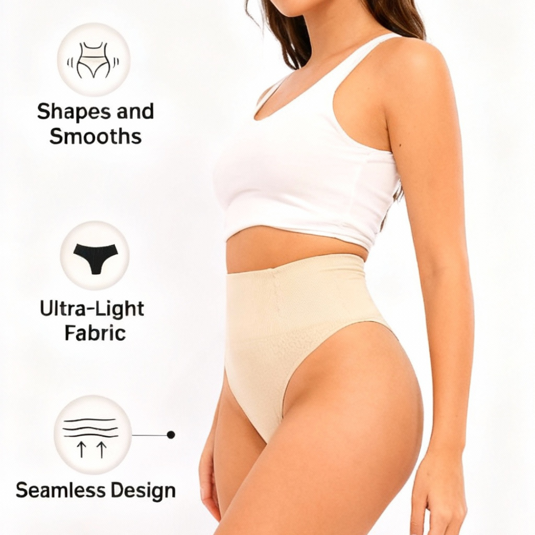 Tummy Control Camel Toe Proof Thong