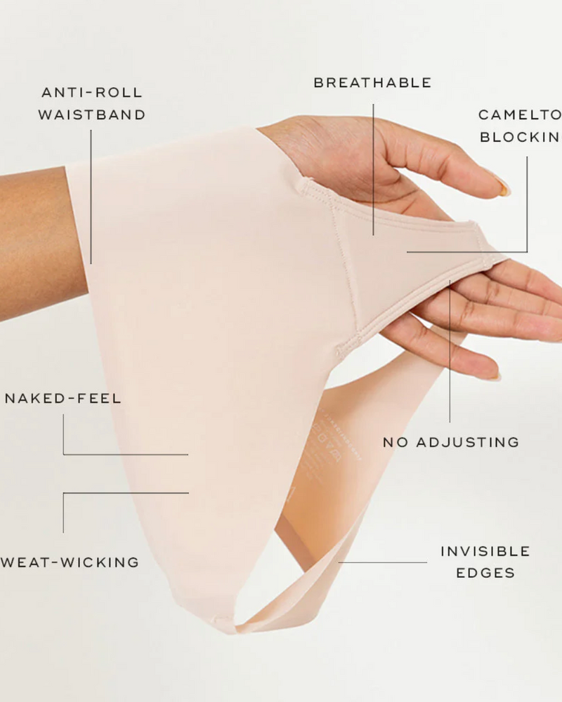 Seamless Camel Toe Thong