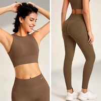 Two pieces Set - High Rise Seamless Lifting