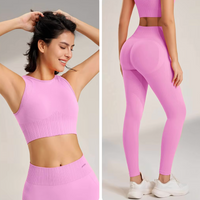 Two pieces Set - High Rise Seamless Lifting