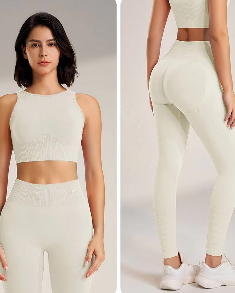Two pieces Set - High Rise Seamless Lifting