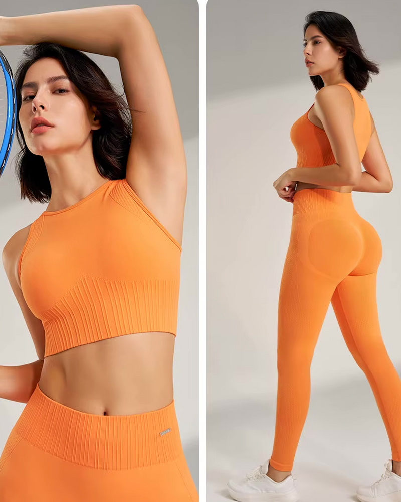 Two pieces Set - High Rise Seamless Lifting
