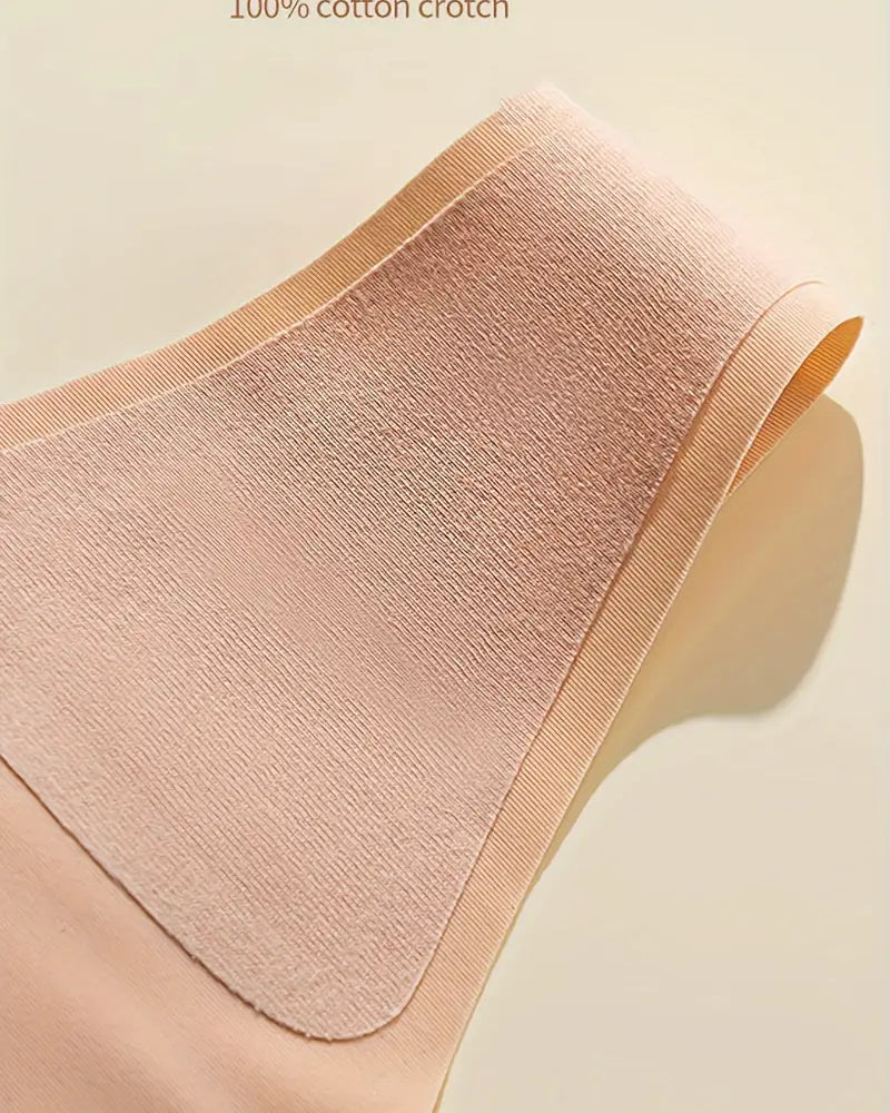 5 units Pack - Seamless Ice Silk Thong – Mid-Rise, Sexy & Minimalist
